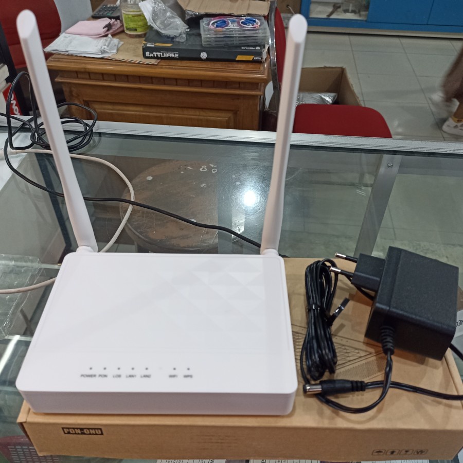 MODEM ONT XPON BT-223XR EPON/GPON 1GE+1FE+WIFI 2,4G 5DBI BARU