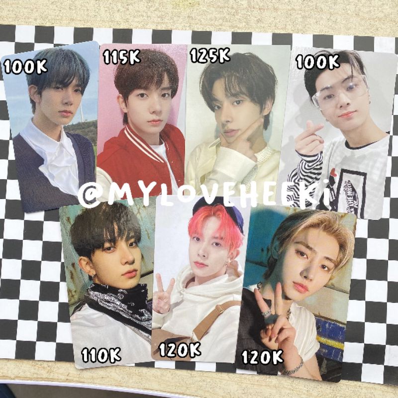 Photocard enhypen heeseung jay jake sunghoon bene wvj da rpc ggu22 ggu21 jay specs heeseung slayer b