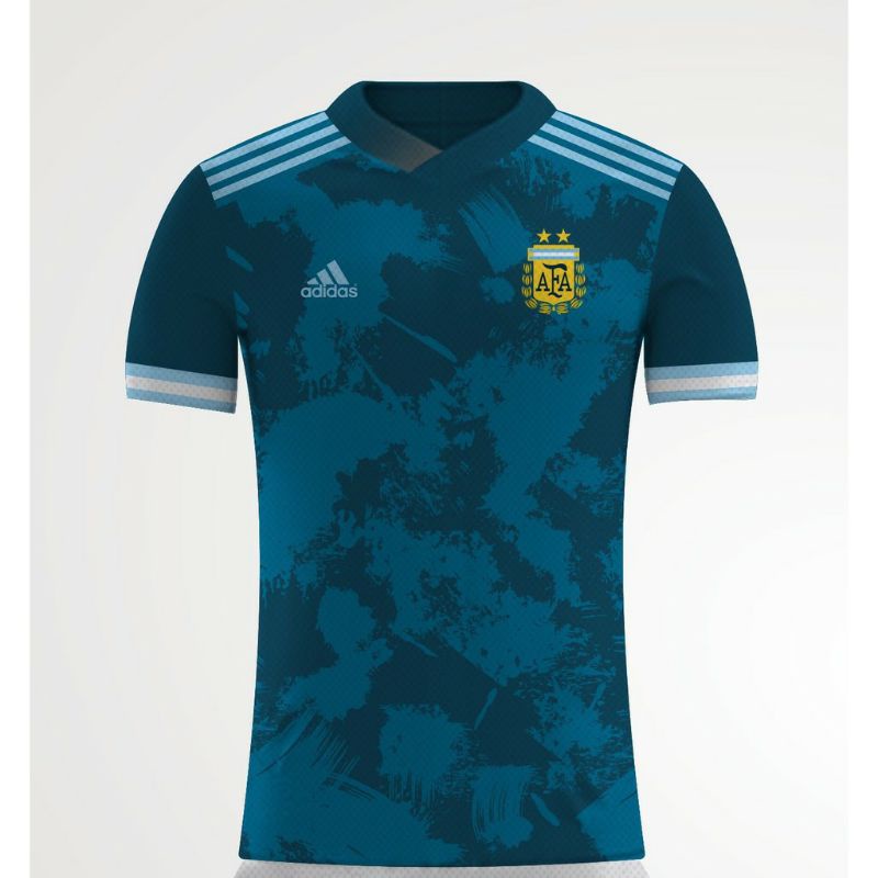 Jersey Argentina Home 2021 2022 Full Patch Free Nameset Full Printing