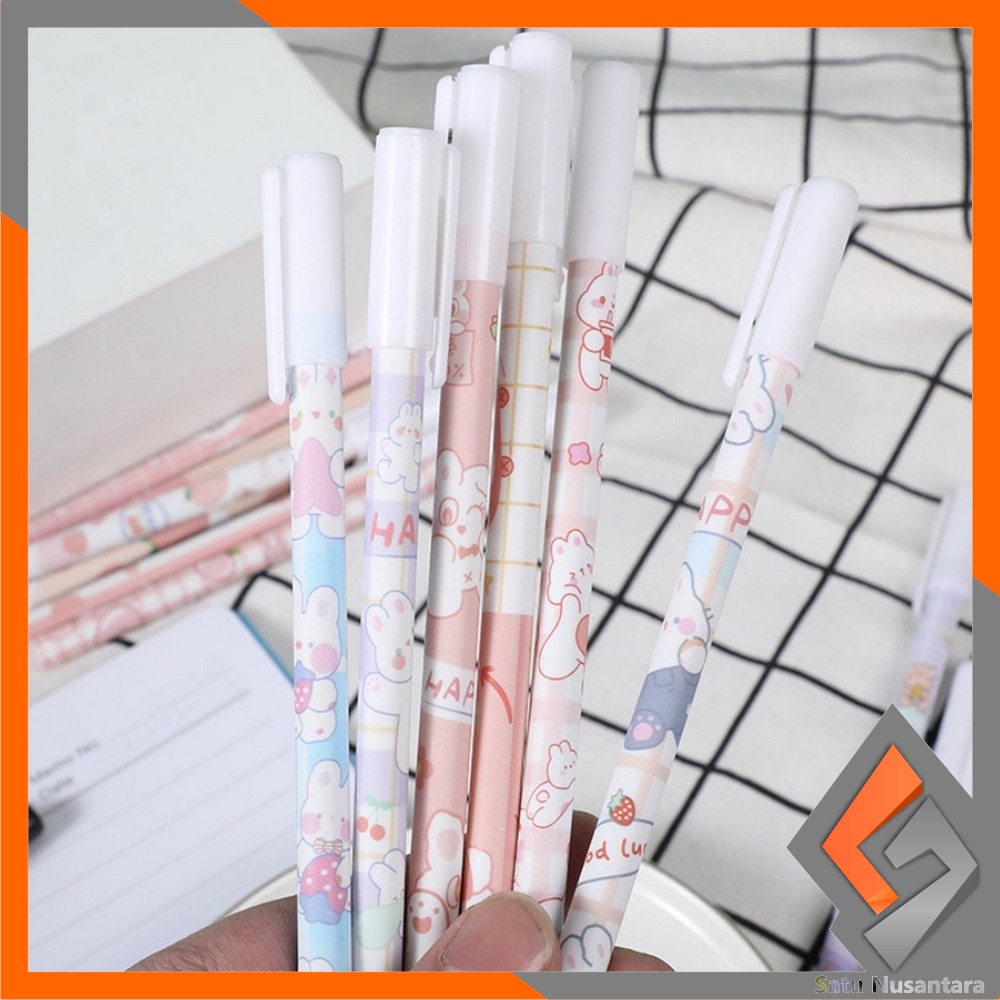 

SN-A42 Pulpen Gel Hapus Karakter Animal isi 6 pcs / Pulpen Erasable / Bolpoin Tinta Bisa Di Hapus Alat Tulis Sekolah