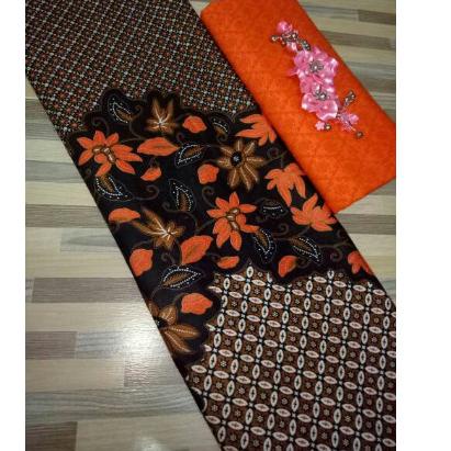 KAIN BATIK CLASIK/KAIN BATIK PEKALONGAN/KAIN SOLO/BATIK TULIS/SUTRA - Biru, Batik Saja