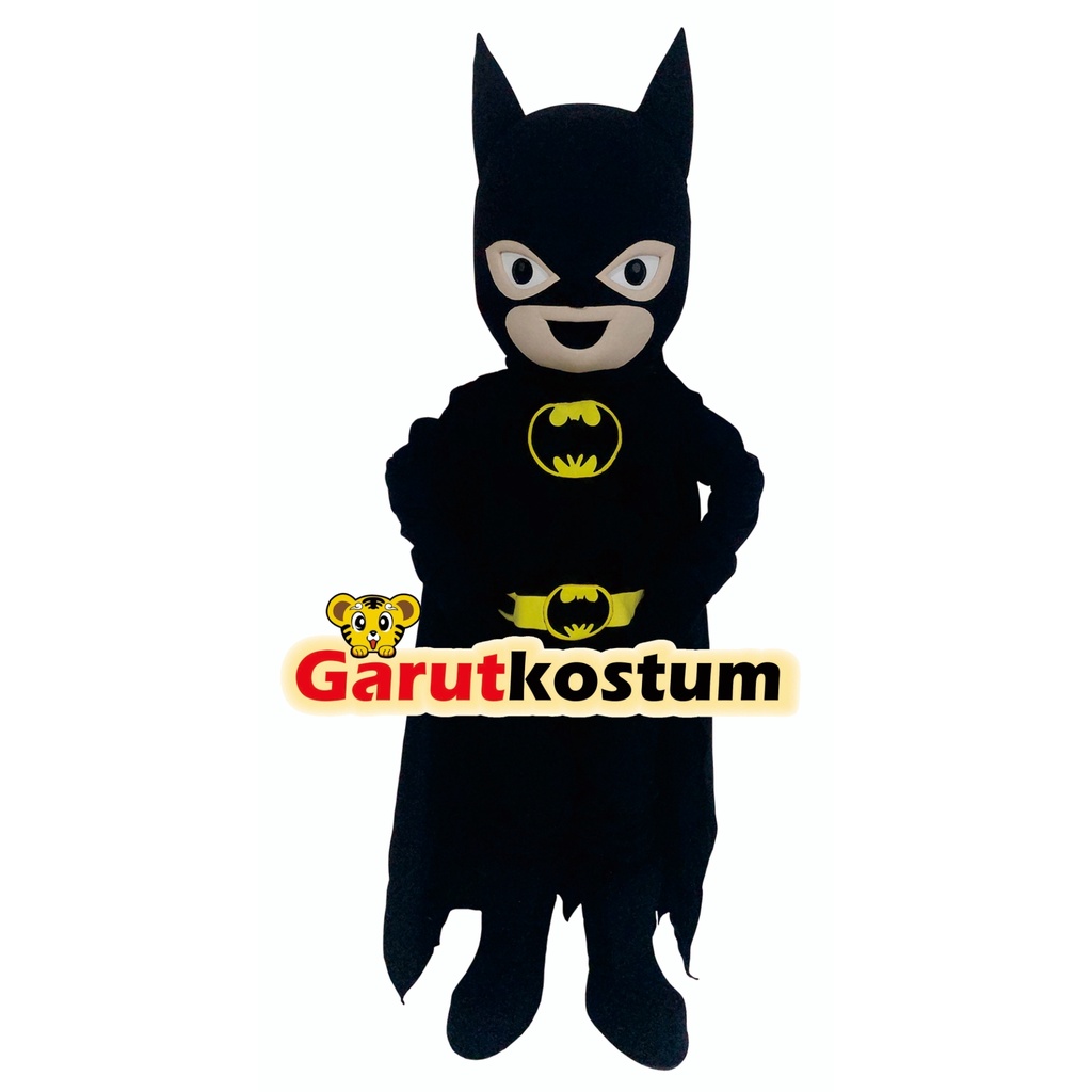 Kostum maskot badut batman setelan dewasa lucu costume termurah