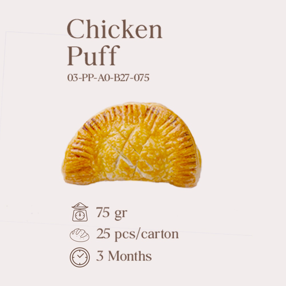 

CHICKEN CURRY PUFF FRESH/READY-TO-EAT (KARTON)