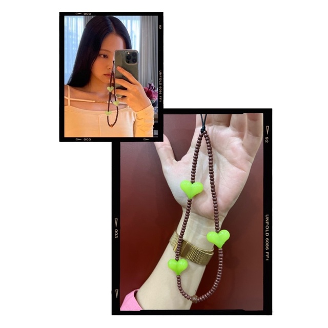 Jennie Phone Strap | Phone Strap | Phone String | Phone Cham | Keychain | Korean Phone Strap