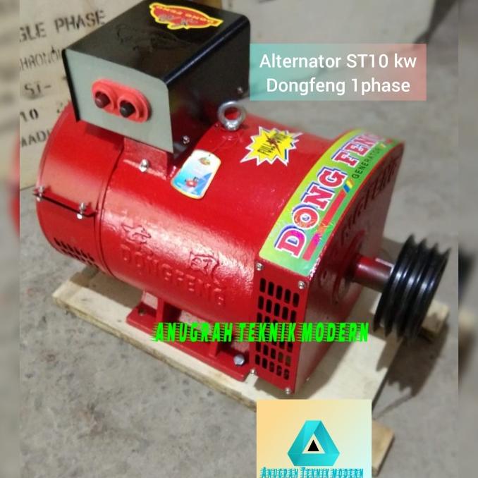 Alternator Dongfeng 10Kva St10 1Phase Dinamo Generator