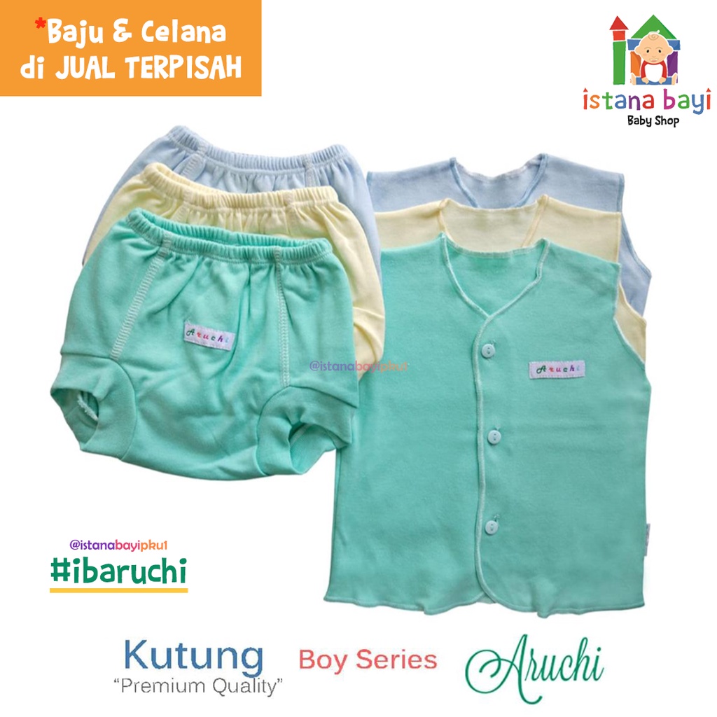 Aruchi Baju kutung Warna New born - Aruchi baju bayi / HARGA 1 BAJU