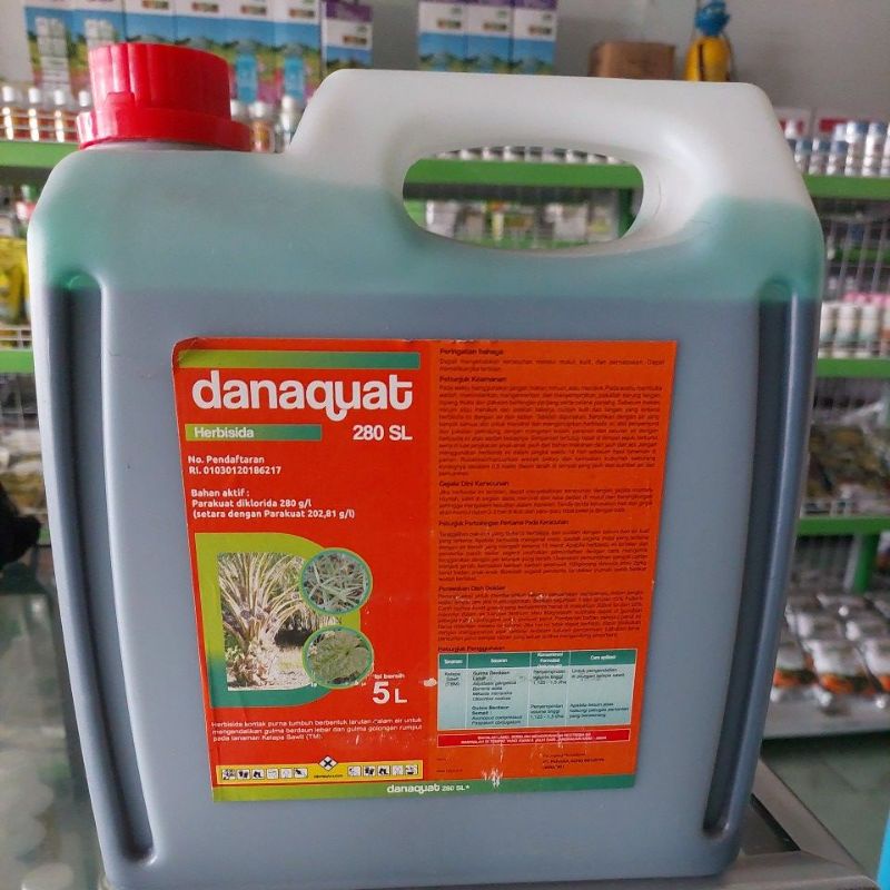 dana quat 5liter 280SL herbisida paraquat 5 liter herbisida kontak