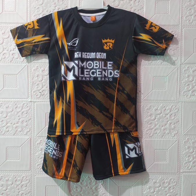 baju setelan RRQ lengan pendek anak | baju RRQ setelan lengan pendek anak | RRQ baju setelan lengan 