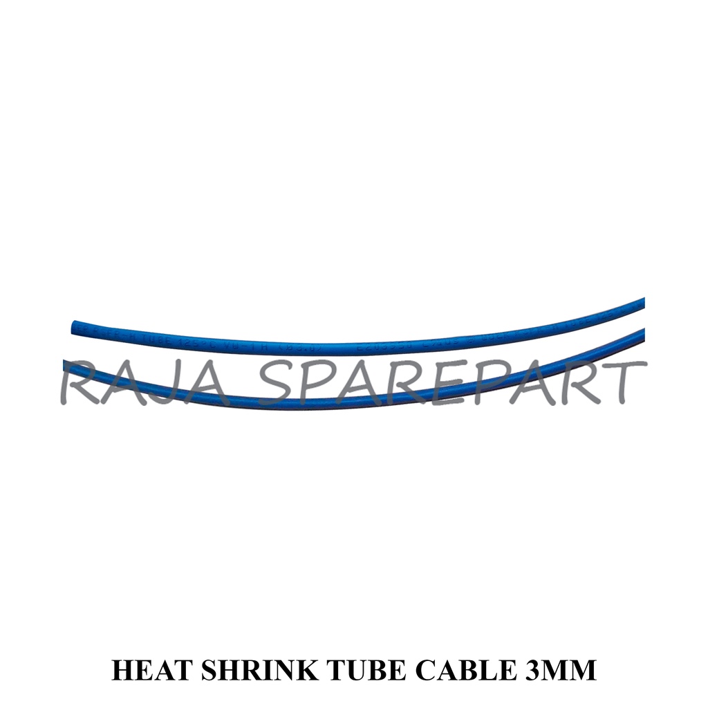 HEAT SHRINK TUBE CABLE / ISOLASI BAKAR KABEL 3MM ( HARGA PER 50 CM )