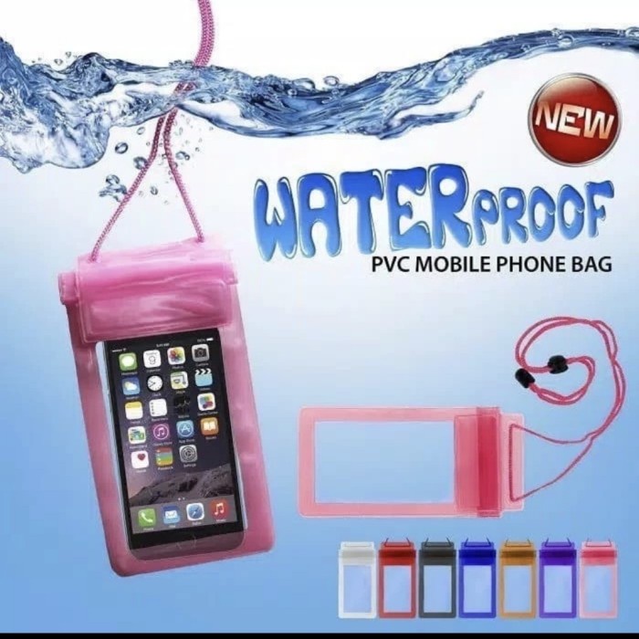 BISA COD- Sarung Case Tempat HP Kantong Waterproof Pelindung Anti Air Handphone
