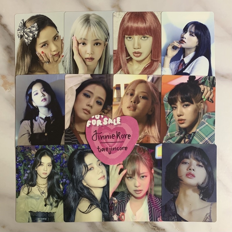 BLACKPINK OFFICIAL JAPAN PHOTOCARD JISOO JENNIE ROSE LISA NORMAL SPECIAL EDITION LIMITED VER A B C H
