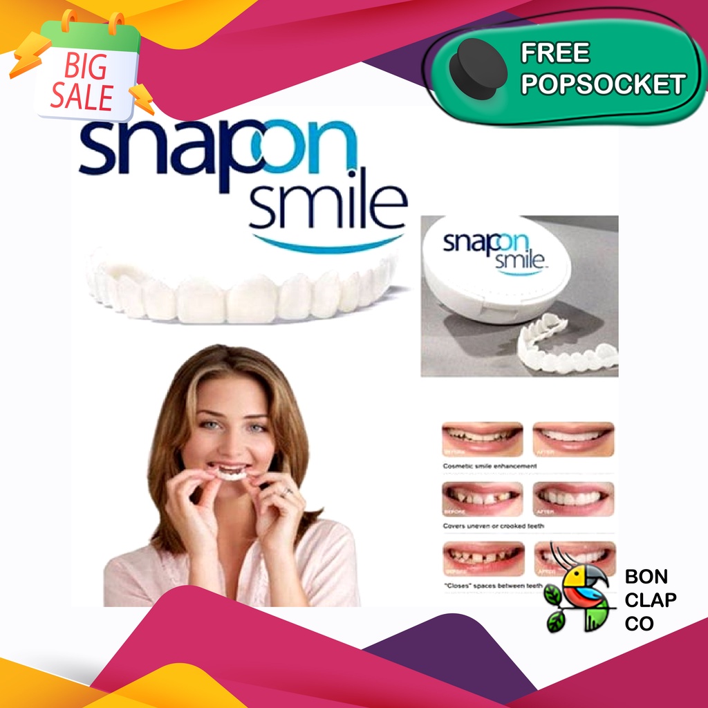PROMO Snap On Smile 100% ORIGINAL Authentic / Snap 'n Smile Gigi Palsu ORIGINAL