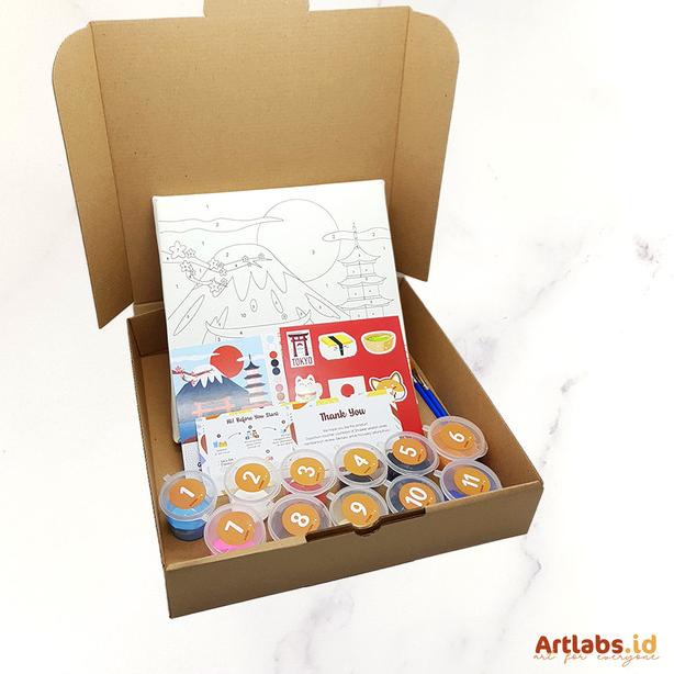 

Torii Japan - Paint By Number 11 Color[City Series]|Painting Kit