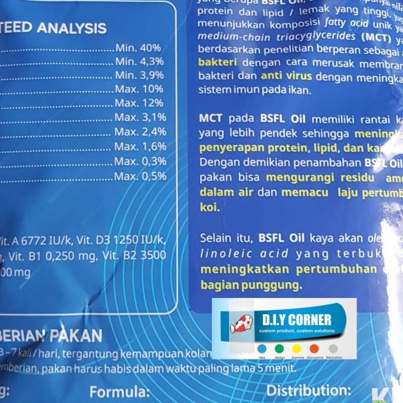 pakan koi wellgro growth 2 kg L