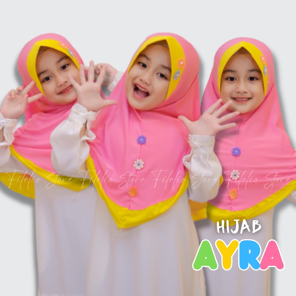 Hijab Kerudung Anak Murah AYRA MELATI /  HIJAB Anak Murah / Jilbab Hijab Anak Bayi Perempuan