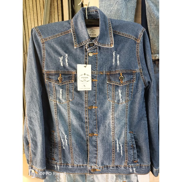 JAKET WANITA JEANS STRETCH RIPAD DISTRO