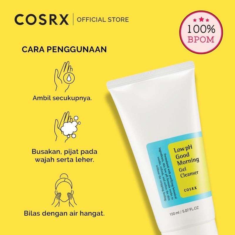 [BPOM]COSRX Low PH Good Morning Gel Cleanser 150ml