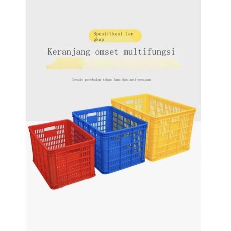 Keranjang Plastik Industri Miracle / Container Box Industri Serbaguna