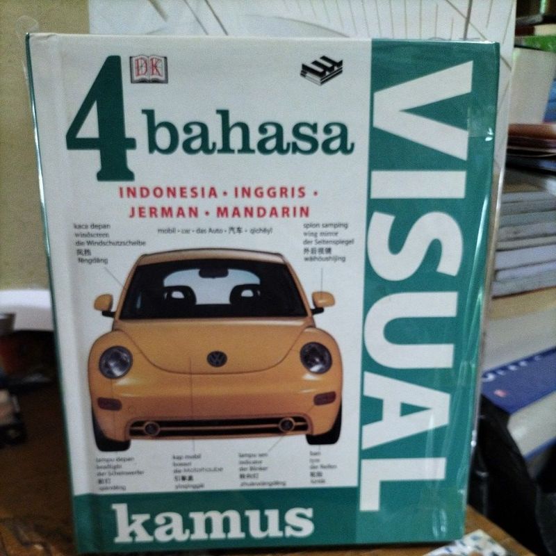 KAMUS VISUAL 4 BAHASA INDONESIA - INGGRIS - JERMQN - MANDARIN