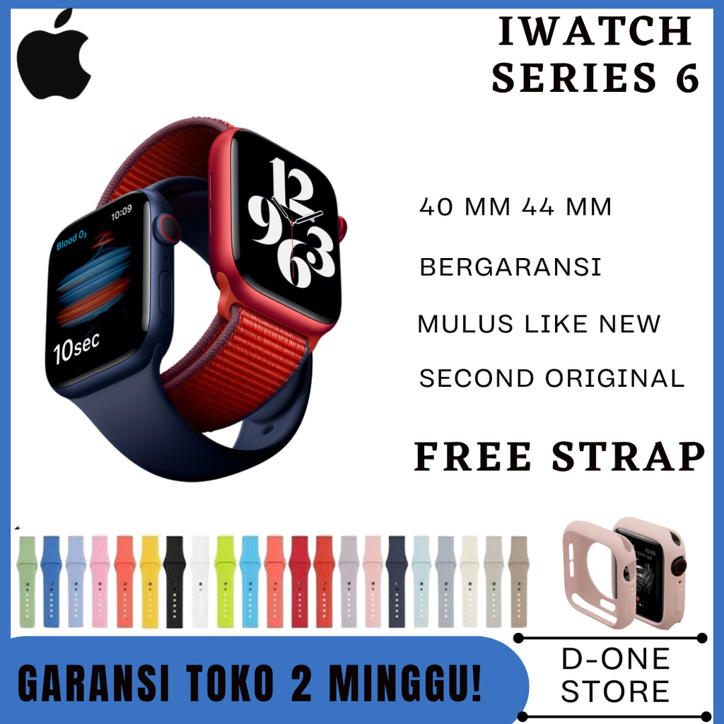 iWatch Series 6 40mm Dan 44mm Mulus Second