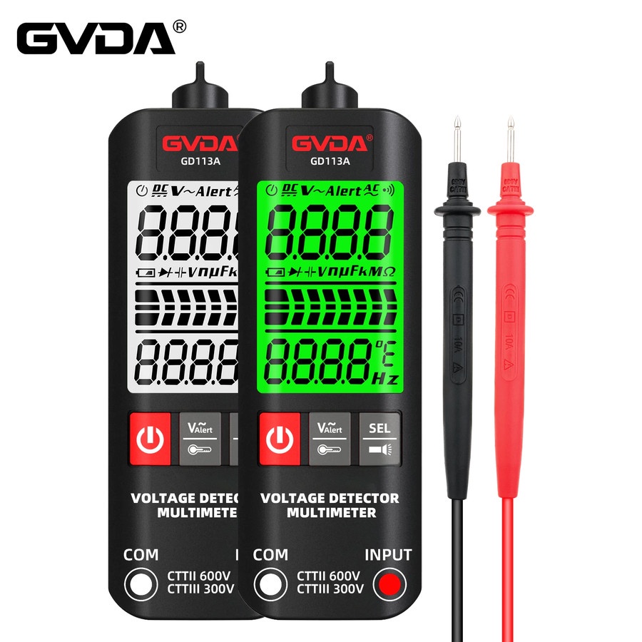 GVDA GD113A Smart Digital Multimeter Non-Contact Live Voltage Tester