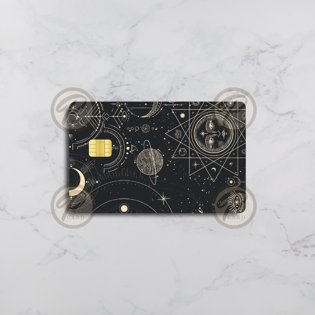 UNIVERSE2 - Card Cover Skin Sticker - PLIATA Stiker Kartu ATM, E-Money, E-Toll