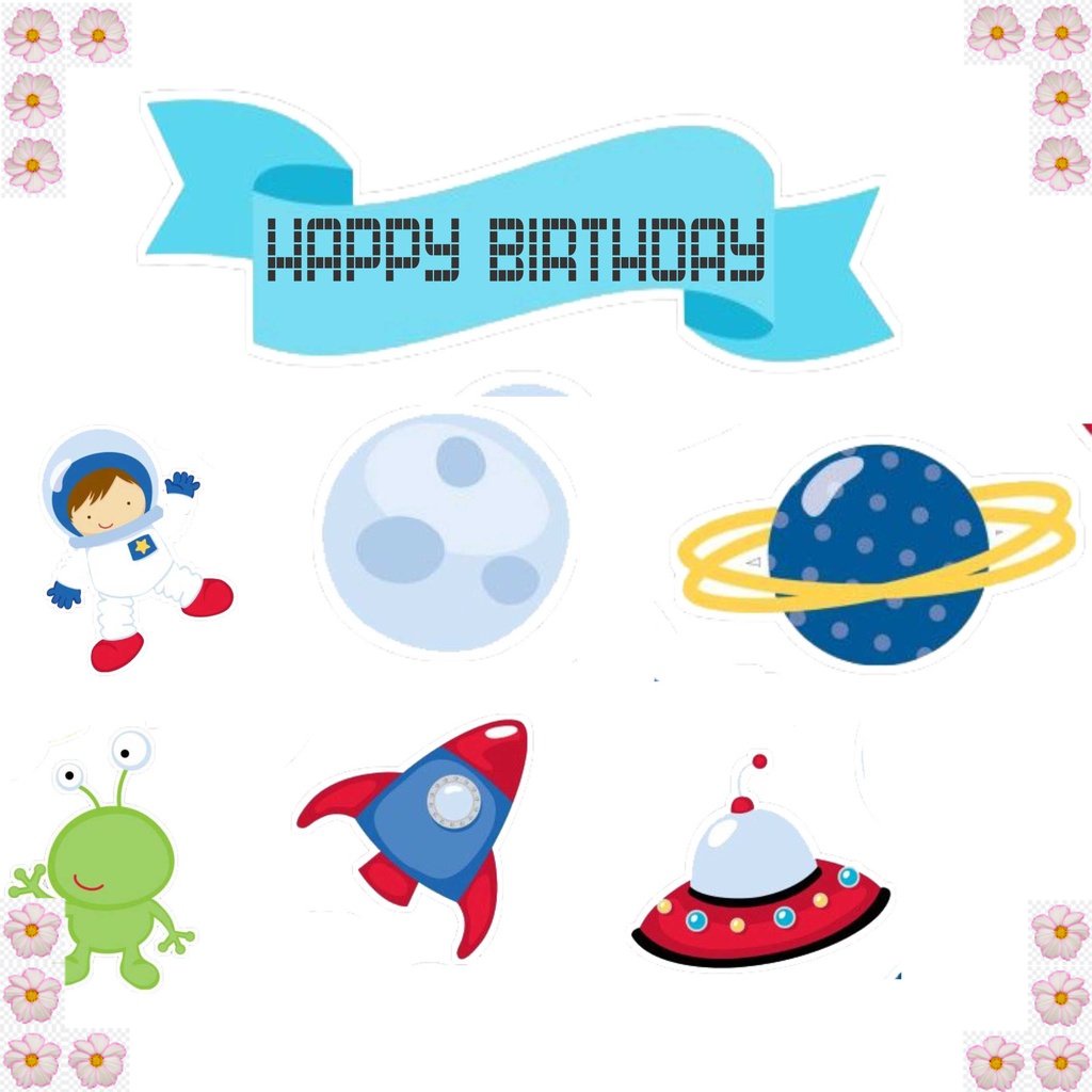 

TOPPER CAKE ULANG TAHUN / HIASAN KUE CUSTOM ASTRONOT AENBAG TOPER KERTAS