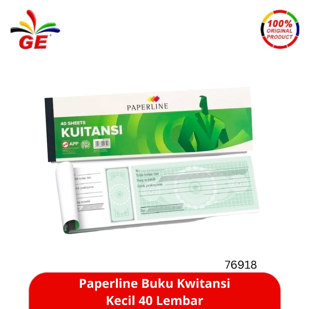 

PAPERLINE - Buku Kwitansi Kecil 40 Lembar 76918