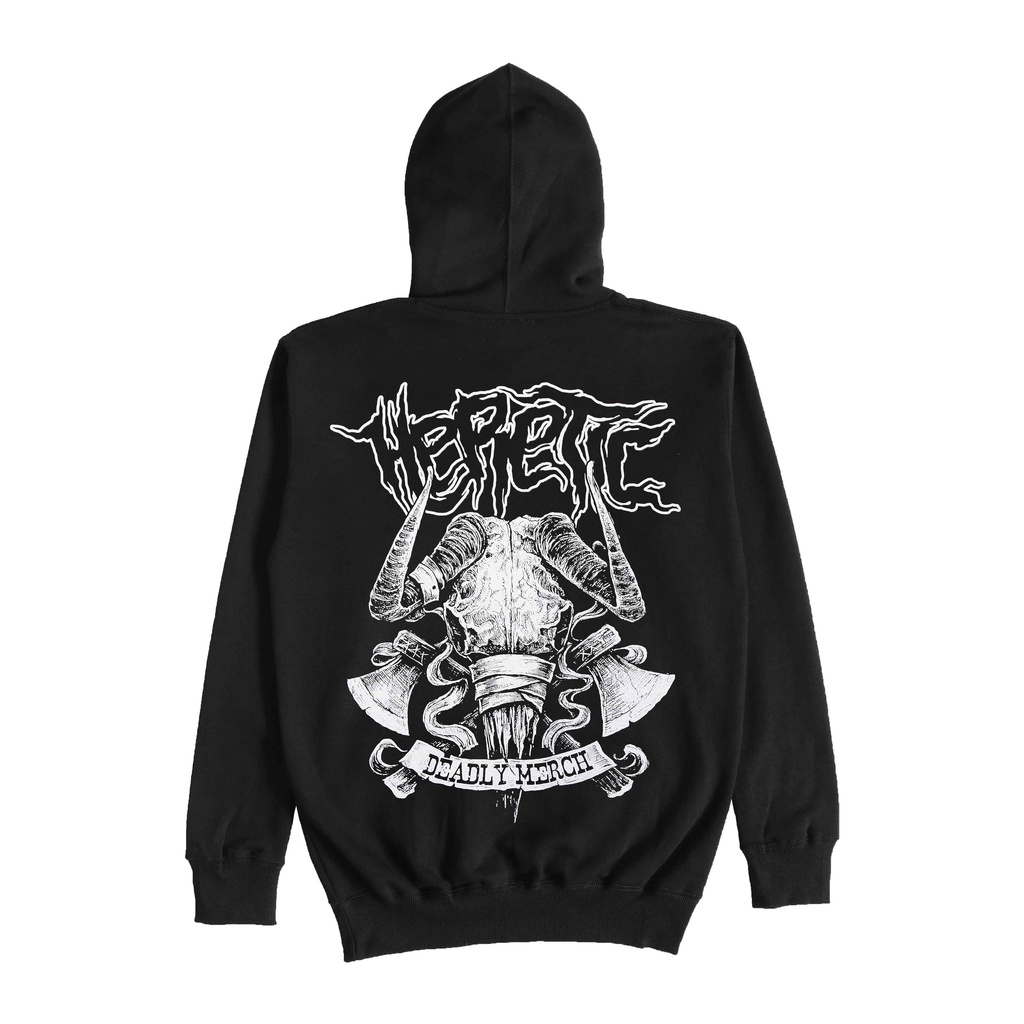 Heretic - Pullover Hoodie - Skull Horn