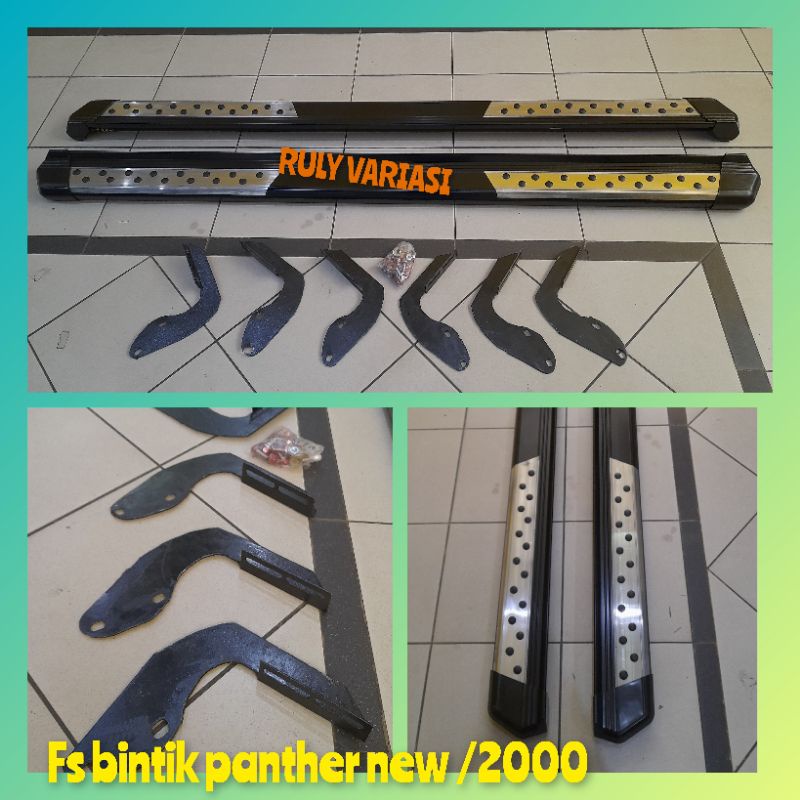 Foot Step Injakan Samping Mobil Footstep Model Bintik Mobil Panther Lengkap