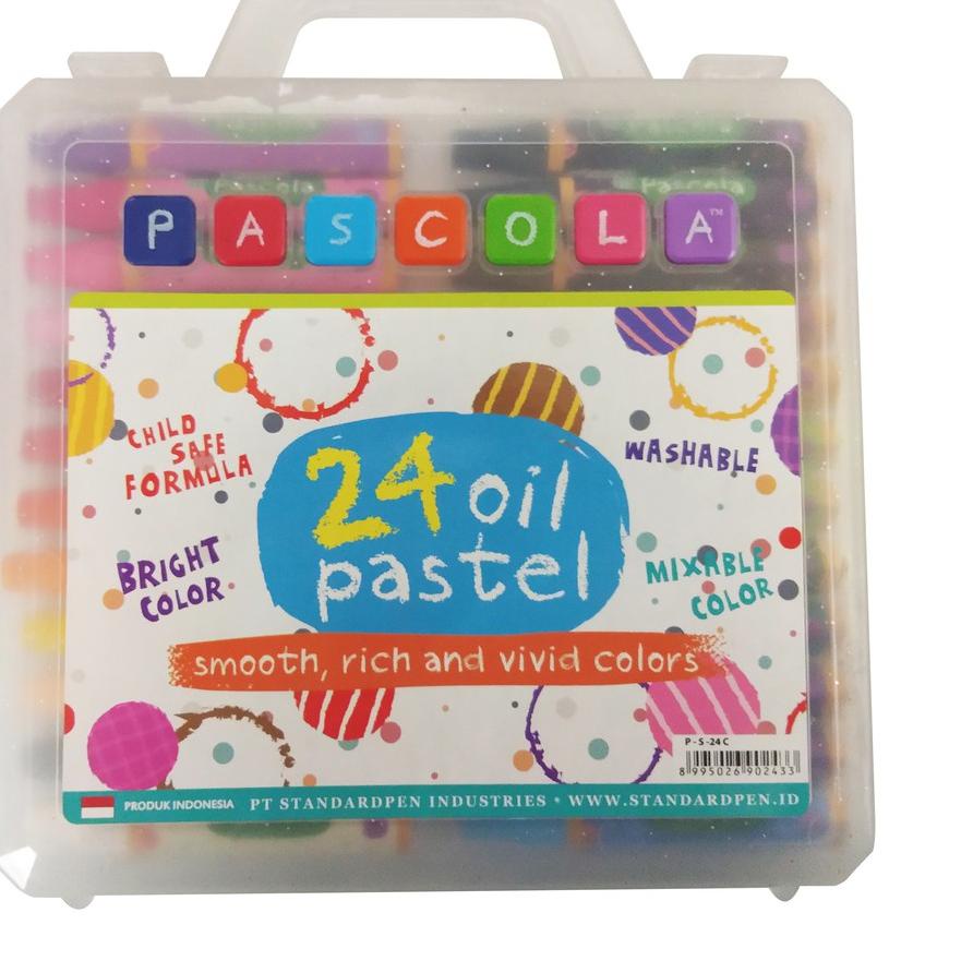 

New Oil Pastels / Krayon / Crayon Pascola 24 Warna ダ