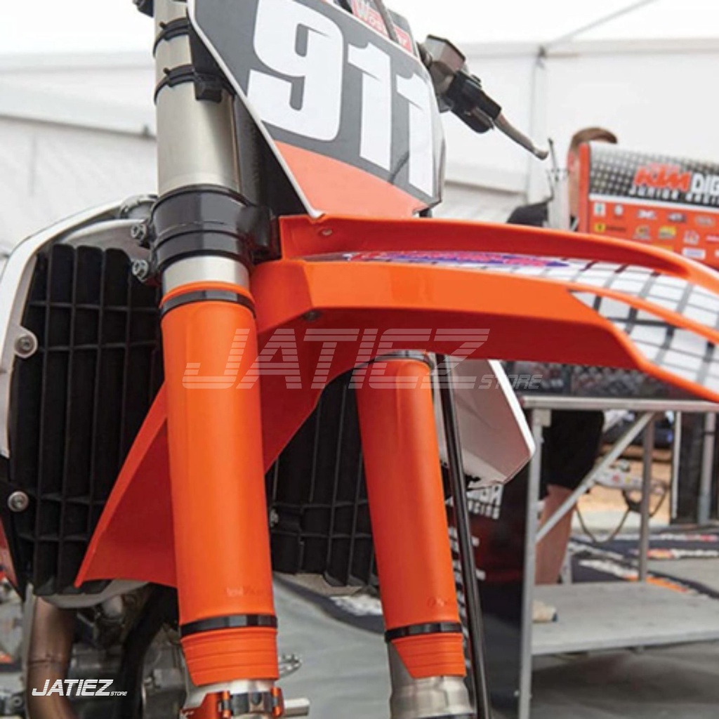 Pelindung Shockbreaker Depan USD Atas KLX CRF KTM KX YZ - Upper Fork Guard Protector