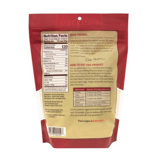 

Bob'S Red Mill Gluten Free All Purpose Baking Flour 623 Gr