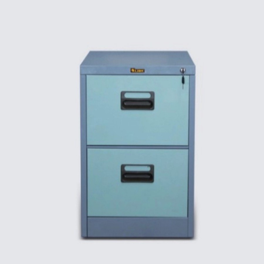 Filing cabinet besi 2 laci / Filling cabinet 2 laci Lion 42 original