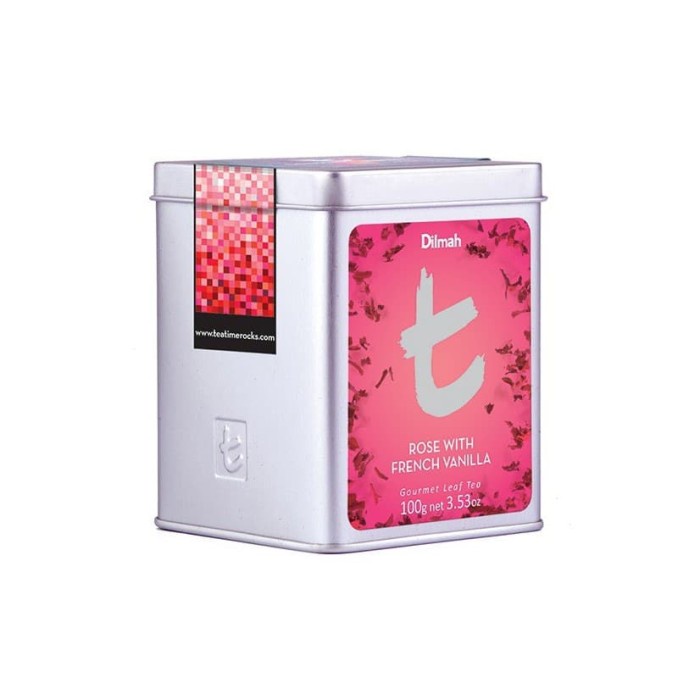 

DILMAH T-MED CADDY ROSE WITH FRENCH VANILLA 100GR - LOOSE TEA DAUN TEH