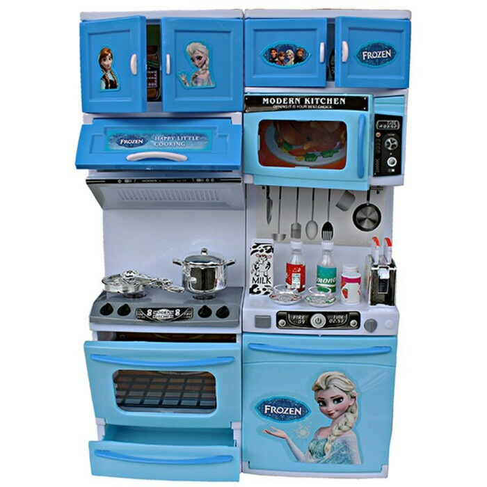 Mainan Permainan Anak 3 4 5 6 7 Tahun Hadiah Ultah MODERN KITCHEN SET FROZEN KOMPOR Murah
