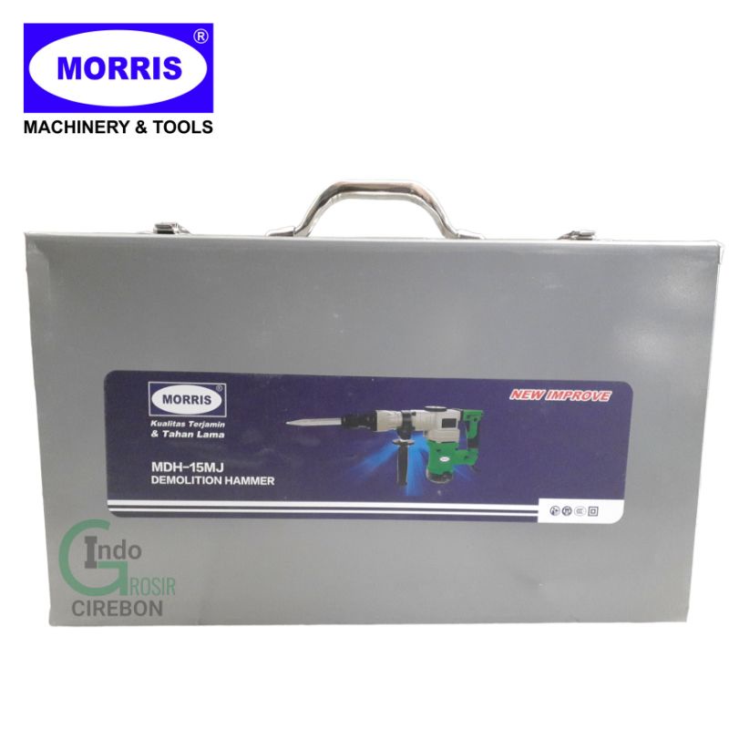 MORRIS Mesin Bor Bobok Beton Demolition Hammer MDH15MJ