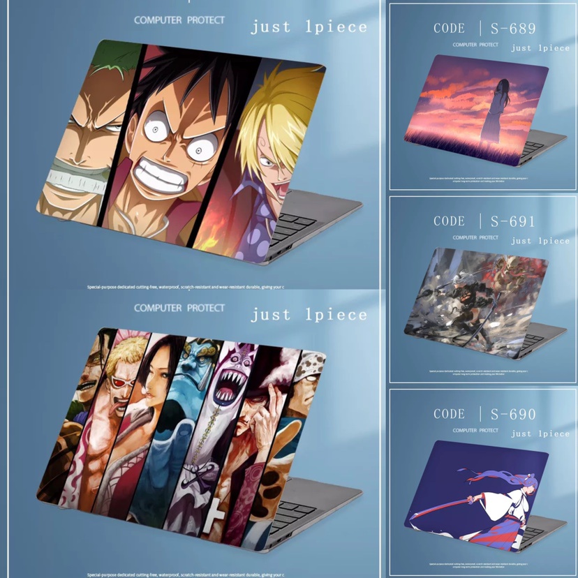 1pc Universal Custom Pola COD Gunda Crayon Shin Chan One Piece Stiker Cover Laptop Untuk Lenovo Z410 Z460 Z470 Z480 Z485 Skins Lukisan Notebook Stiker