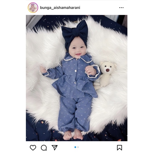 Setelan Baby Setelan anak perempuan Poppi/Bubble Gum One Set Crinkled Uragiri baju anak perempuan baju bayi perempuan setelan one set bayi rayon flowy  1 2 3 tahun