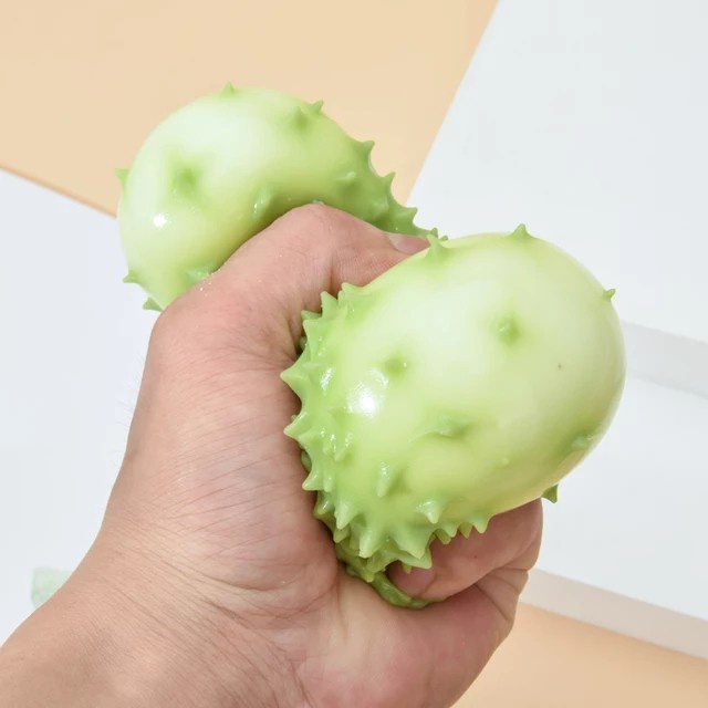 MOMBABY1 Squeezable Durian / Mainan pencet anak motorik sensorik autis duren