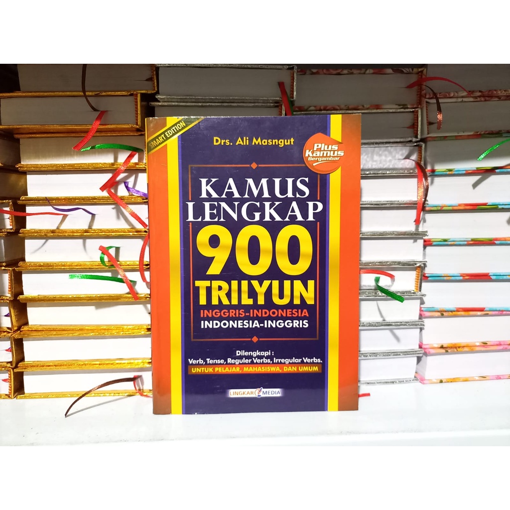 KAMUS BAHASA INGGRIS LENGKAP 900 TRILIYUN A5 FULL COLOR ( INGGRIS - INDONESIA , INDONESIA - INGGRIS)