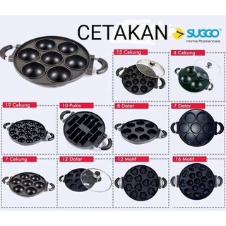 Cetakan Kue Suggo - Cetakan Takoyaki - Cetakan Pukis - Cetakan Martabak Mini - Cetakan Kue Cubit - T