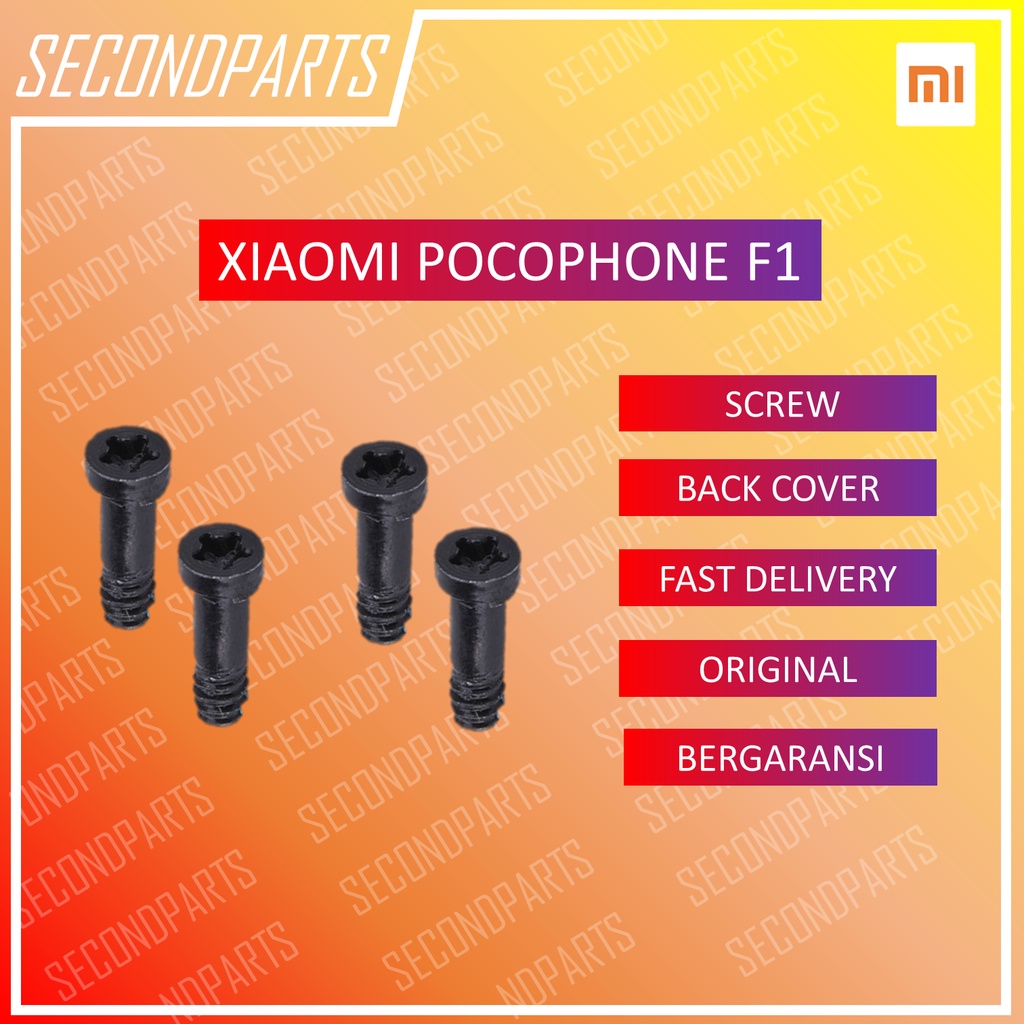 BAUT BINTANG BACKDOOR CASING XIAOMI POCO F1 ORIGINAL