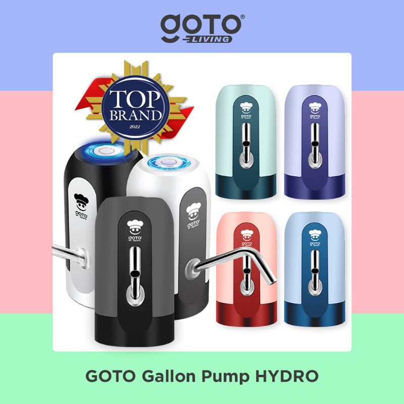 goto hydro,pompa galon elektrik,pompa galon tinggal cas