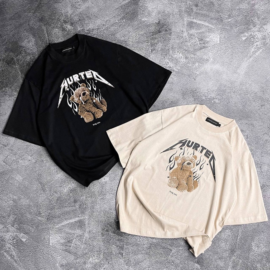 [Oversize] BAJU KAOS OVERSIZE / OVERSIZE T-SHIRT "hurted"