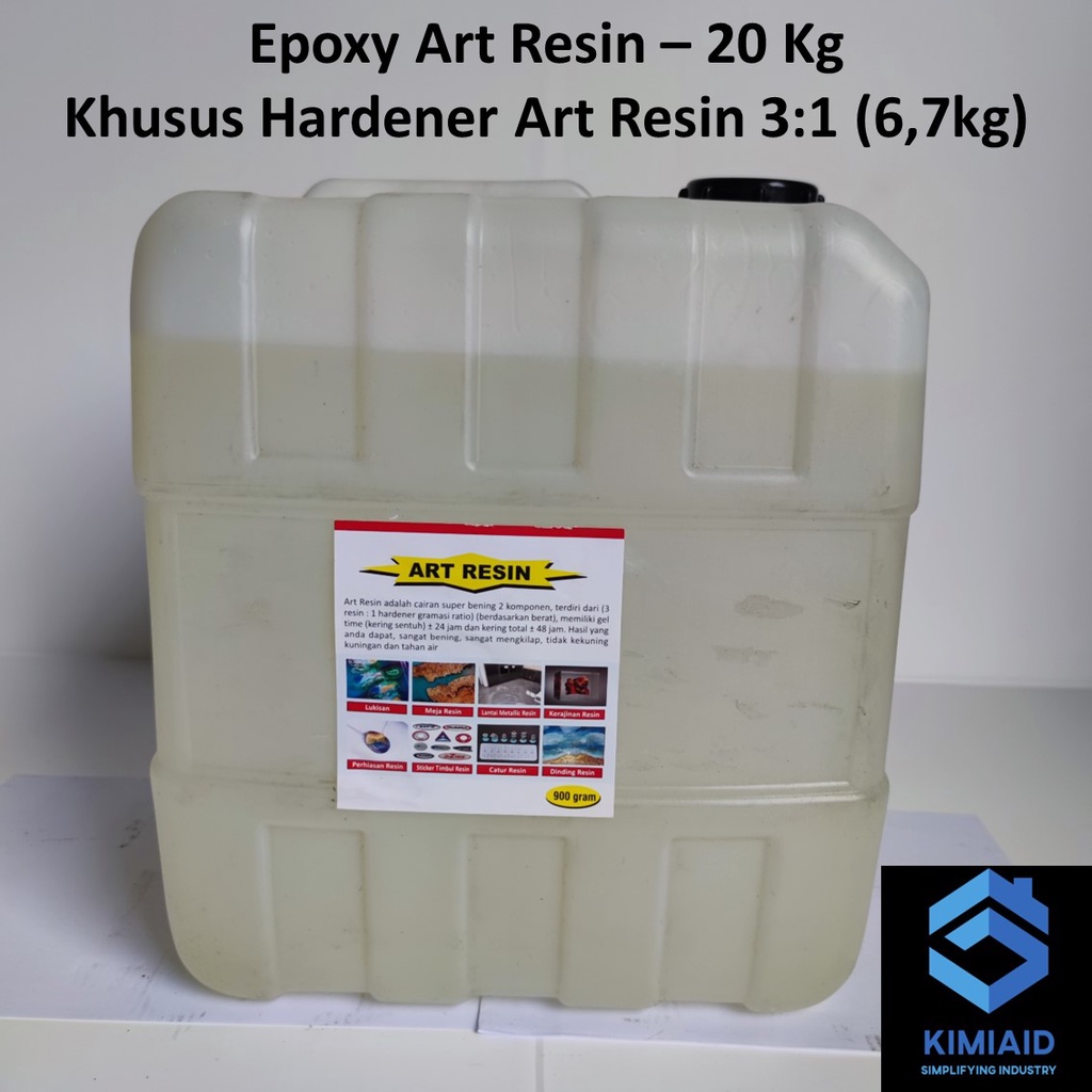 Epoxy Resin 20 Kg Epoxy Art Resin Resin Bening Epoxy Resin Bening DIY Resin Bening Epoxy Resin Bening