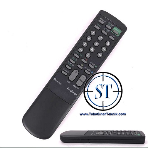 Remote Control Remot Televisi Seri RM-870 Cocok Untuk Tv Tabung Sony