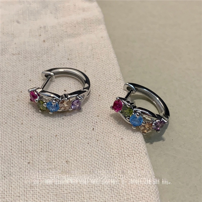 Anting Berlian Warna-Warni Untuk Aksesoris