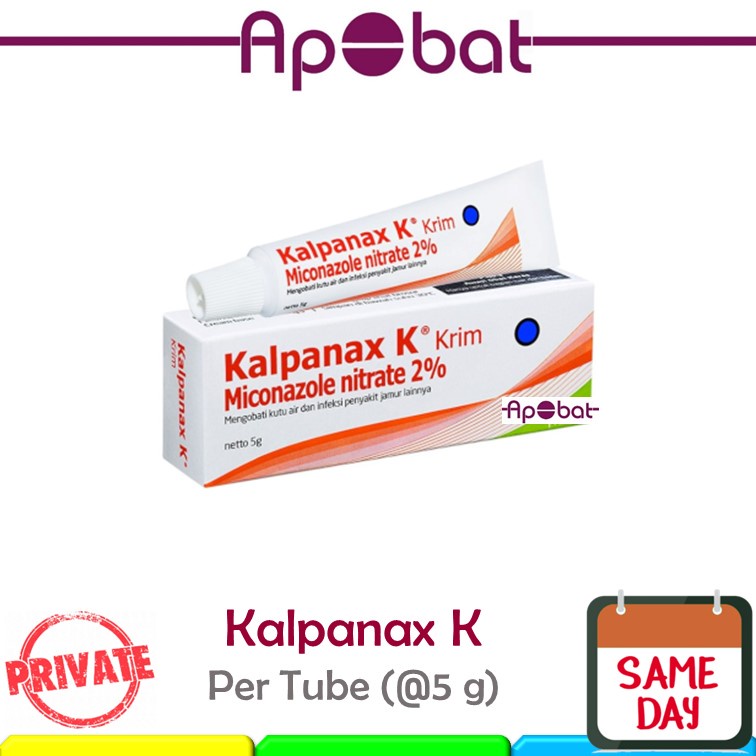 - ApObat - Kalpanax Krim Cream 5 gr Salep Gatal Jamur Panu Kadas Kurap Kalpanak