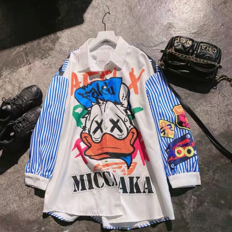 Kemeja Donald &amp; Monroe Salur / Atasan BKK Motif Import